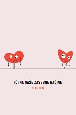 Ide na naše zasebne načine pink whimsical-line