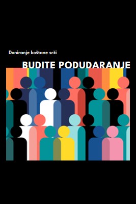 Postanite donator koštane srži black modern-bold