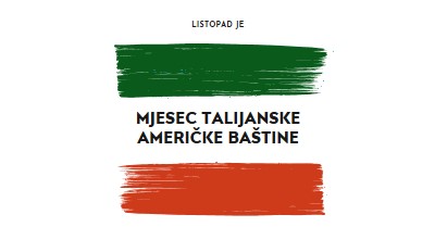 Proslavite talijansku američku baštinu white modern-bold