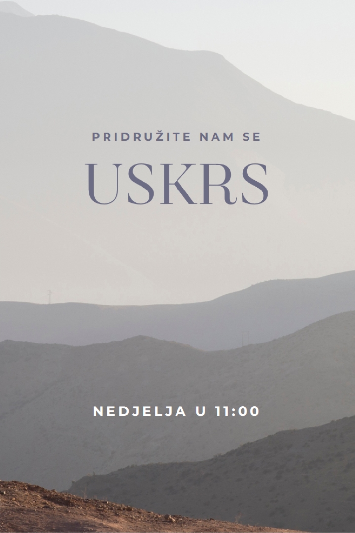 Pridružite nam se u Uskrsnu nedjelju gray modern-simple
