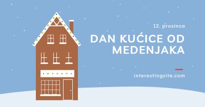 Dan kućice od medenjaka blue whimsical-color-block