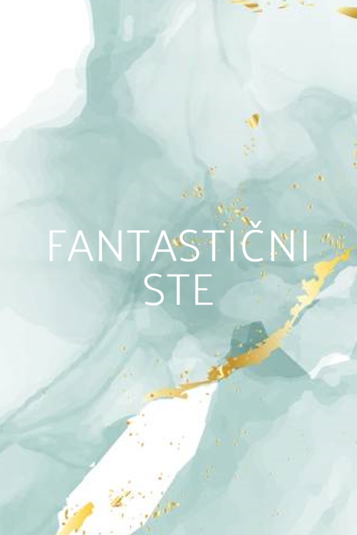 Ti si nevjerojatna blue modern-simple