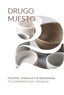 Drugo je mjesto otvoreno white modern-simple