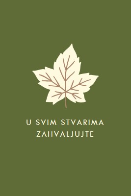 Stav zahvalnosti green modern-simple