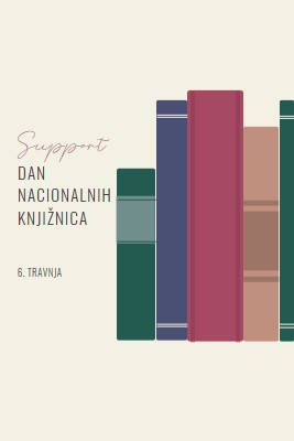 Zaposlenici u bibliotekama podrške green modern-simple