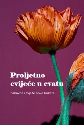 Svježe cvijeće purple modern-simple