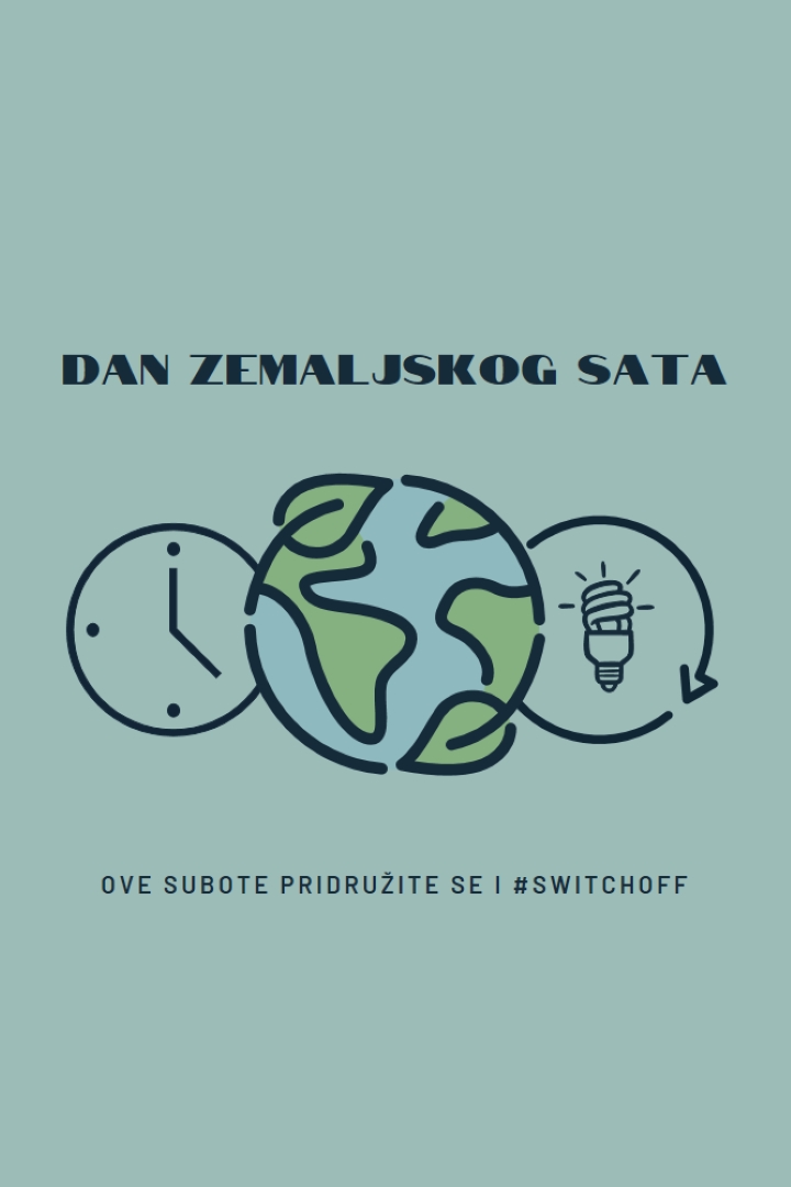 Nema vremena napajanja green modern-color-block