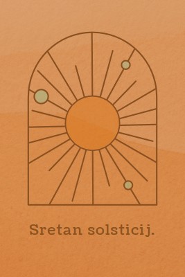 Dobro za solsticij orange organic-boho