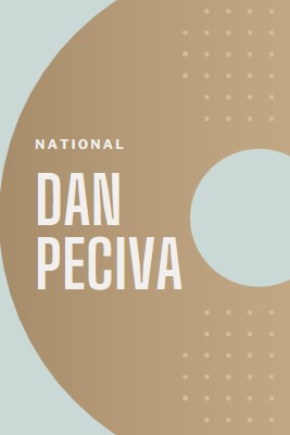 Nacionalni dan peciva brown modern-simple