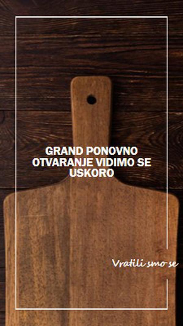 Vratili smo se brown modern-simple