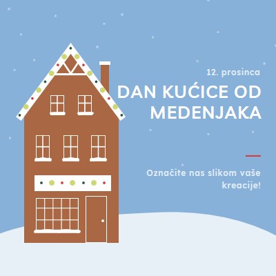 Dan kućice od medenjaka blue whimsical-color-block