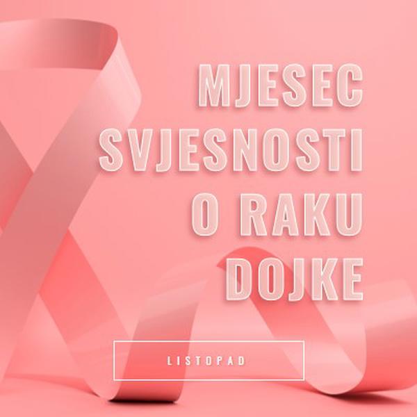 Obaviještenost o raku dojke pink modern-bold