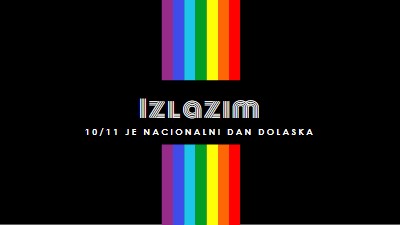 Izlazim black vintage-retro