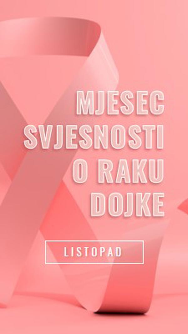 Obaviještenost o raku dojke pink modern-bold