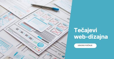 Tečajevi web-dizajna blue modern-simple