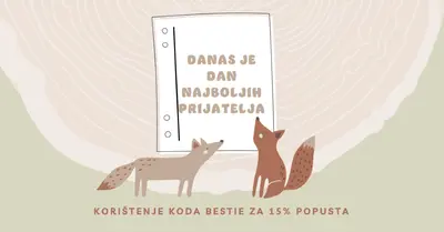 Doista prijatelj brown whimsical-color-block