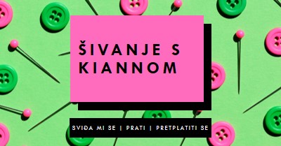 Šivanje sa mnom pink modern-bold