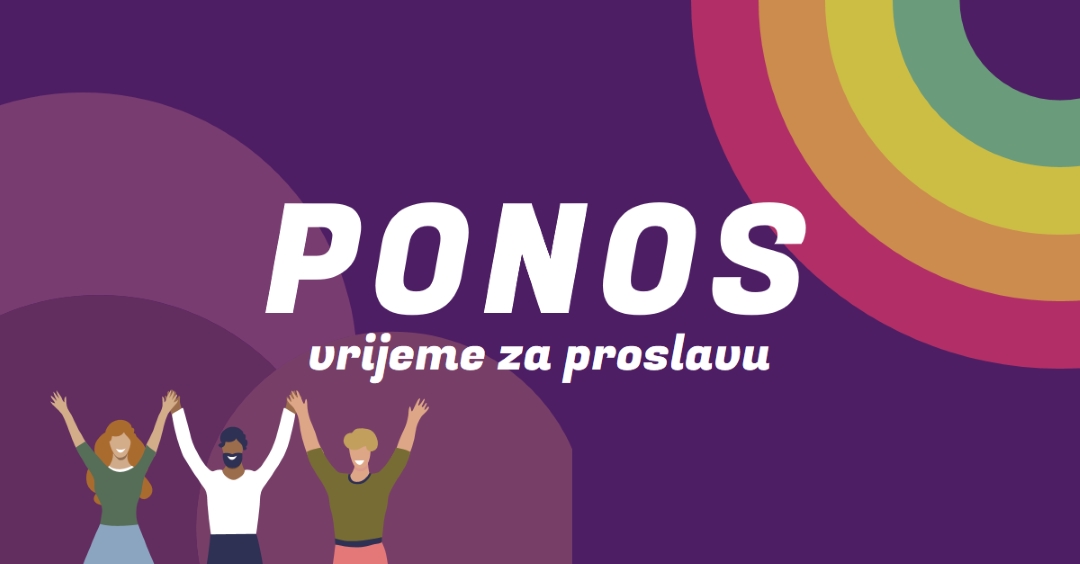 Proslava ponosa purple modern-bold