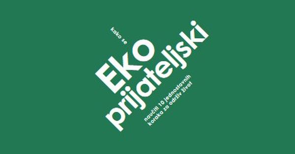 Ekološki savjeti green modern-bold