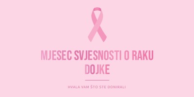 Mjesec svjesnosti o raku dojke pink modern-simple