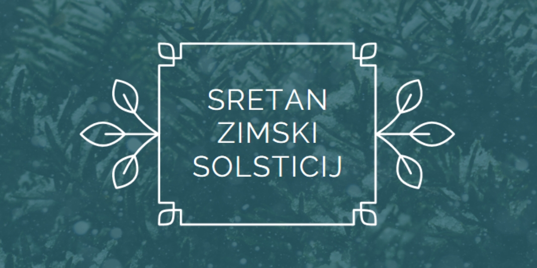 Zimski solsticij green modern-simple