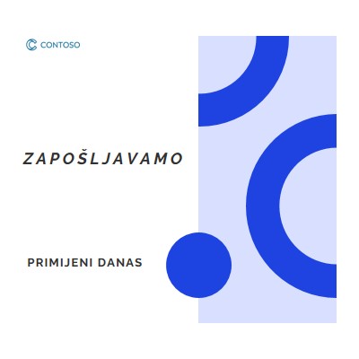 Zapošljavamo – primijenite se danas white modern-simple