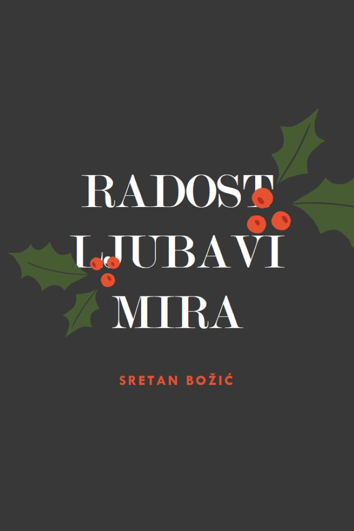 Mir, ljubav, radost gray modern-simple