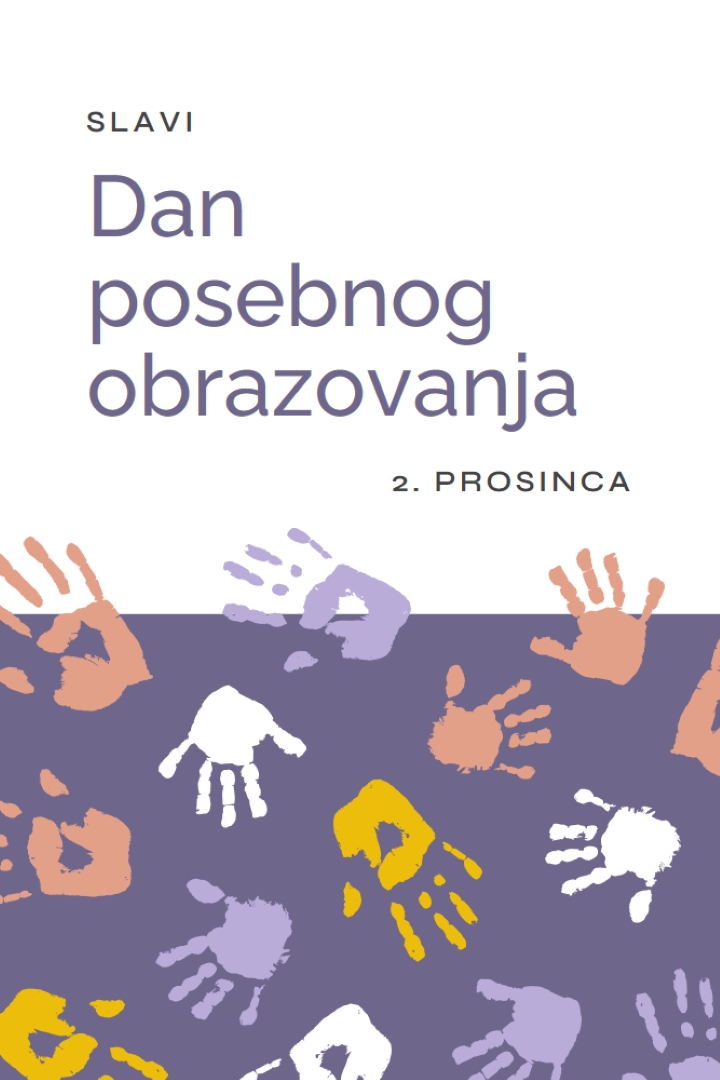 Proslava posebnog dana obrazovanja purple whimsical-color-block