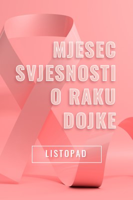 Obaviještenost o raku dojke pink modern-bold