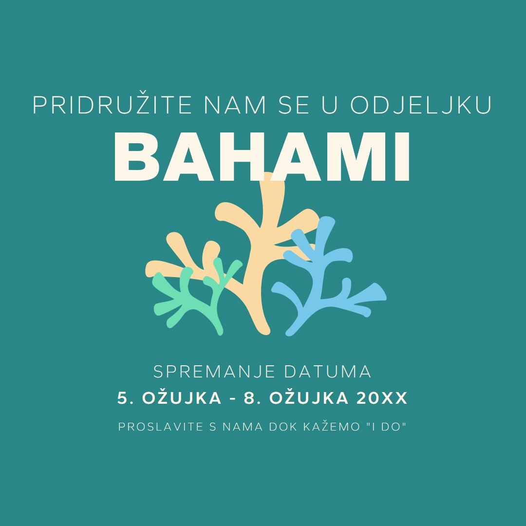 Budite dio našeg vjenčanja green modern,typographic,