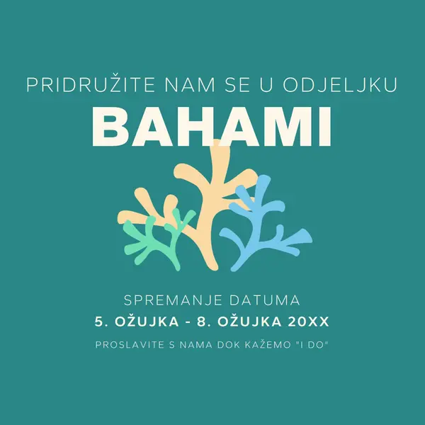 Budite dio našeg vjenčanja green modern,typographic,