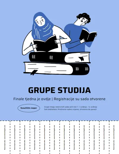 Potpalete edukativne letak purple simple,illustrative,tear-off,flat-graphic