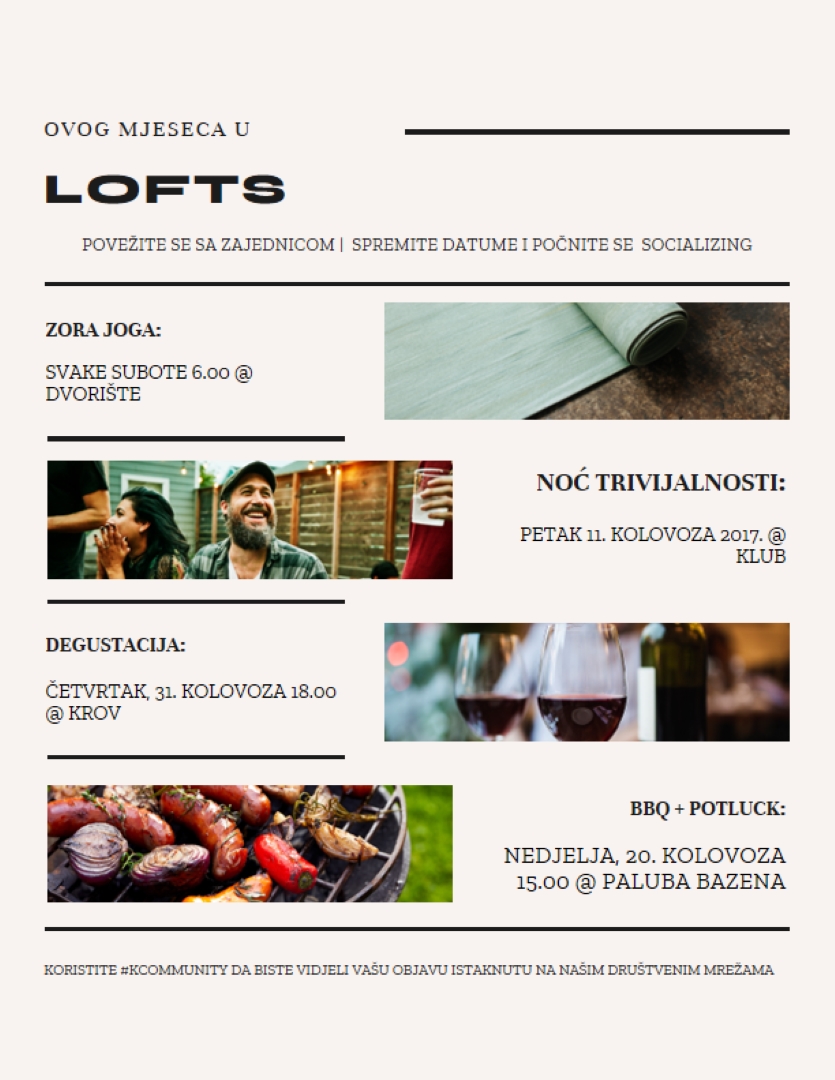 Podebljano letak za moderne događaje brown vintage,retro,newspaper,editorial,informative
