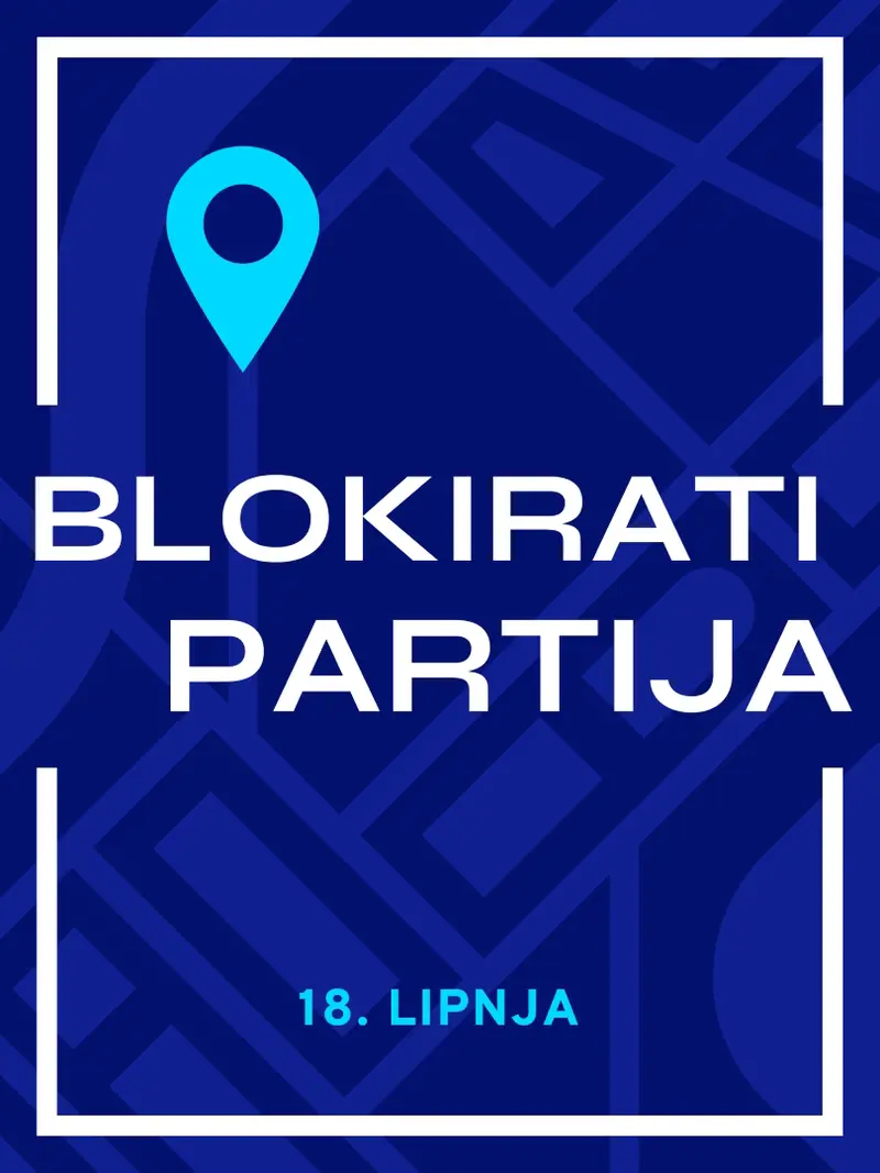 Poster s podebljanim najavama događaja blue modern,simple,geometric,grids