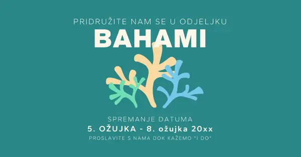 Budite dio našeg vjenčanja green modern,typographic,