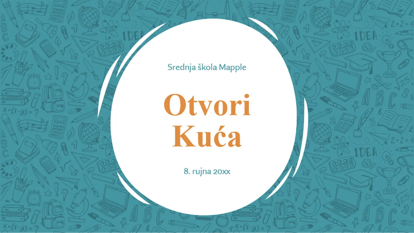 Prezentacija za večer za uspješan povratak u školu