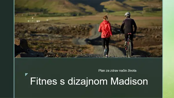 Fitnes s dizajnom Madison modern bold