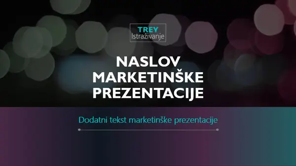 Futuristička marketinška prezentacija