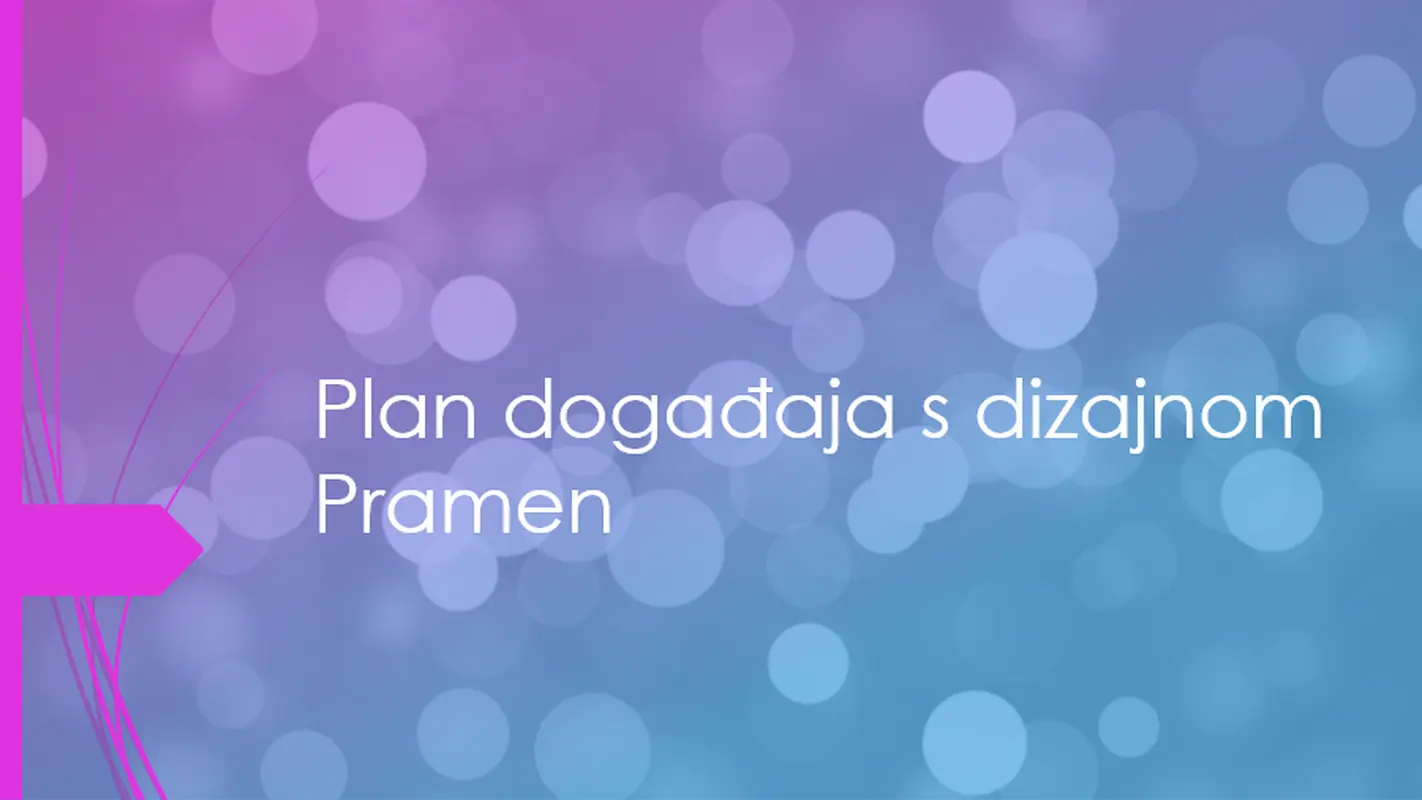 Dizajn događaja modern simple