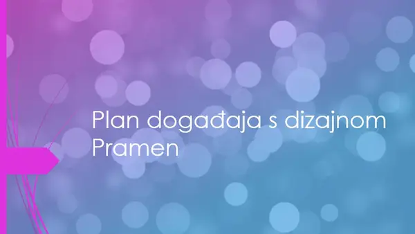 Dizajn događaja modern simple