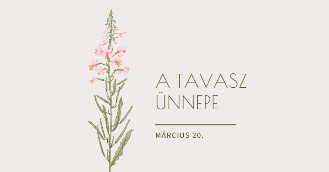 A tavasz ünnepe white vintage-botanical