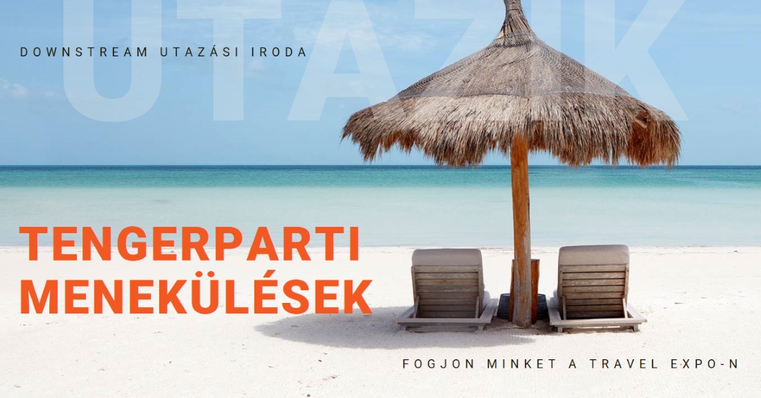 Tengerparti menekülés blue modern-bold