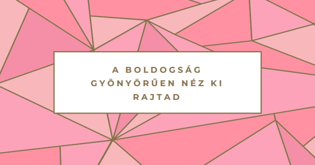 Boldog visszatérések pink modern-simple