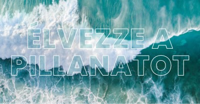 Élvezze a pillanatot blue modern-simple