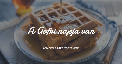 A Gofri napja van blue modern-simple