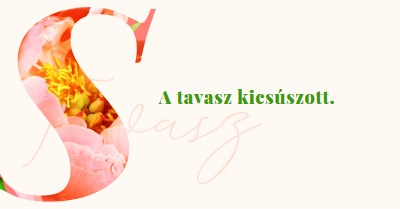 Tavaszi elődöntő pink vintage-botanical