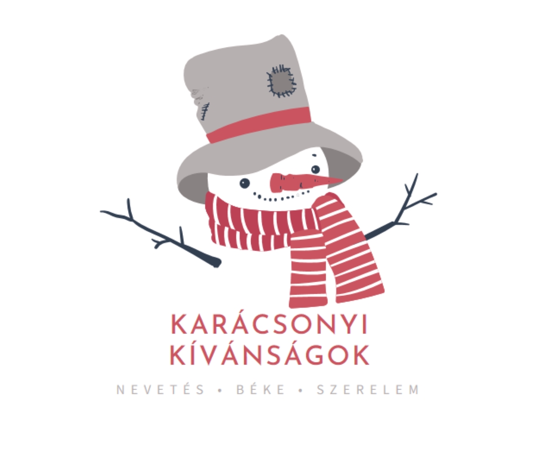 Karácsonyi kívánságok white modern-simple