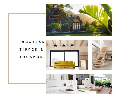 Ingatlan tippek white modern-simple