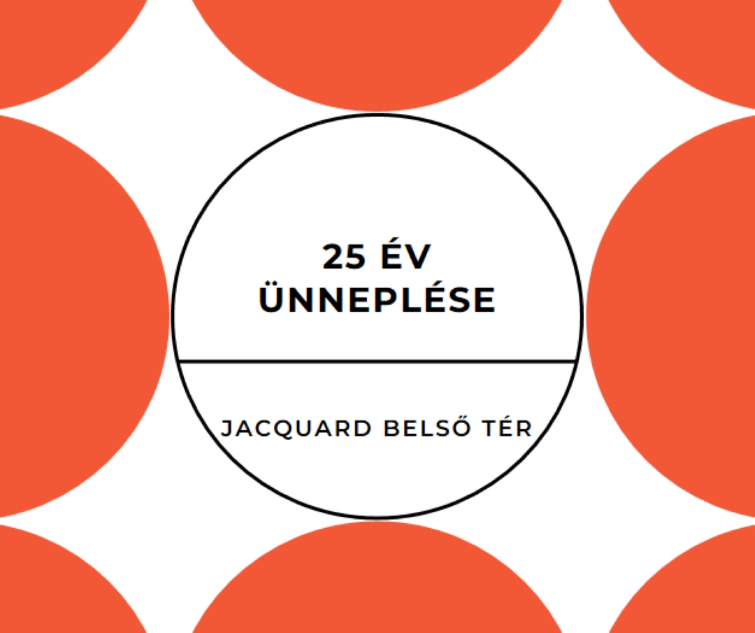 25 év ünneplése orange modern-geometric-&-linear