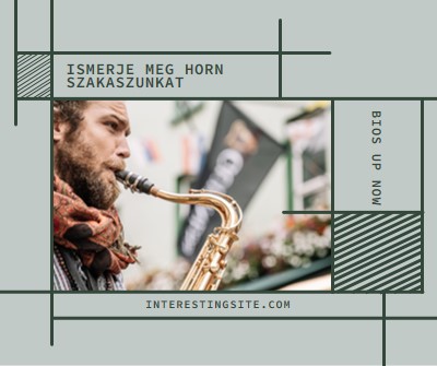 Ismerje meg a horn szakaszt gray modern-geo-&-linear